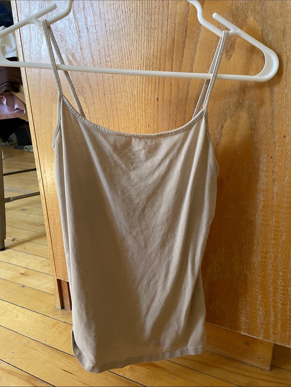 Faded Glory Taupe Spaghetti Strap Camisole